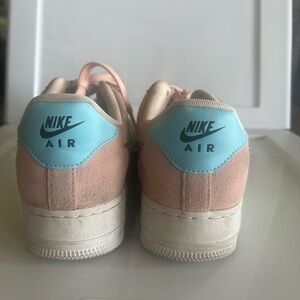 Nike Sneakers with Cream and Green Accents